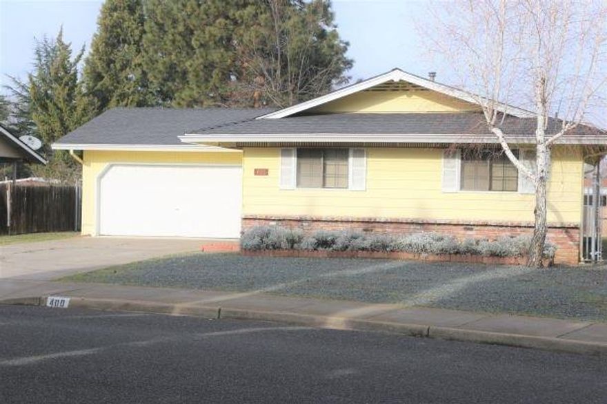 Lovely well kept home with a great flow, plenty of storage and breathing room! Over-sized master suite and closet with half bath; tons of kitchen cabinets and dining area that opens to living room with vaulted ceilings and covered patio. Check out the wood french doors leading to the patio and extra storage area in backyard! Attached 2 car garage with tool bench area and additional overhead storage! Extra built-ins through out house! Very nice.