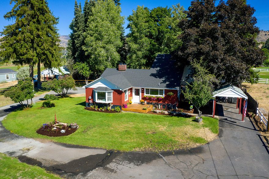 Stunning Farmhouse, entire home was completely renovated from floor to ceiling in 2018, Open floor plan with island table, white shaker cabinets, White Quartz counters with a farmhouse sink and stainless steel appliances. The home borders Shieldcrest Golf Course. The living room is open to the kitchen and has a beautifully retiled fireplace and three bedrooms on the main floor. One of the main floor bedrooms is quite large and has a huge w/in closet and sliding doors to the back yard. There is a laundry rm, large walk in pantry and mudroom. The living room is open to the kitchen and has a beautifully retiled fireplace. There is a new front porch as well as a rustic back porch and balcony off the upstairs master bedroom. The master bedroom is large and has an on-suite bathroom with double sinks. Glass walled walk-in shower w/ Bluetooth speakers and soaking tub. Chicken coop, detached garage w/ shop area, ingrd sprinklers, playhouse. All of this on 1.04 acres. This home won't last long!