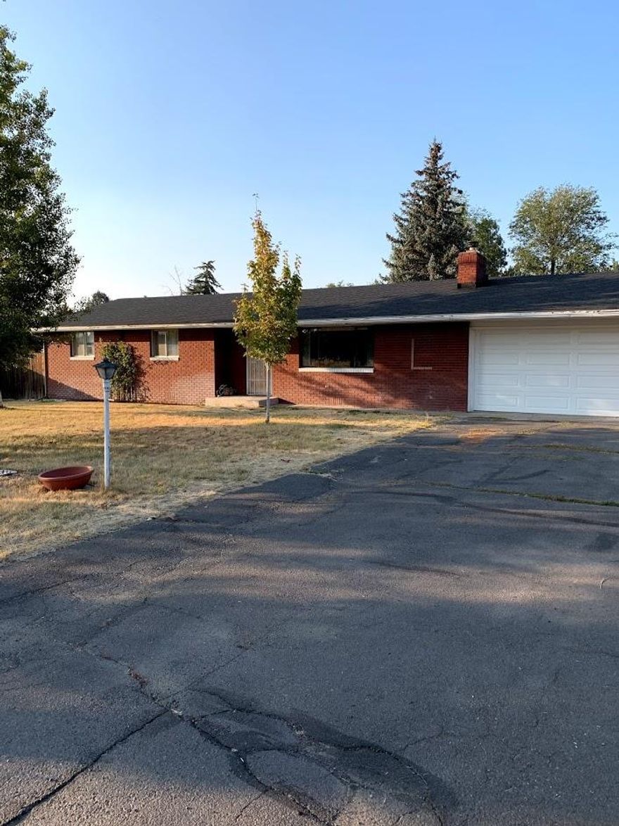 Nice 3 bedroom 2 bath single level home in Midland. Brand new roof. Certified wood stove and covered wood storage in back yard off shed. Newer garage door. Heat pump for cooling and heat. Property includes an additional 30' strip between garage and Maxine St which was used by owner to park his semi truck. Pocket doors between laundry room/bath/master bedroom. Current tenant is scheduled to vacate near first part of November.