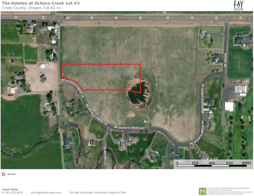 Country living close to town... This 5.6 acre lot is located in a highly desired area of Northeast Prineville! Located in the Estates at Ochoco Creek, which is an area of very nice and newer homes and near Prineville Country Club. This lot is flat and ready to build. With owner friendly CC&R's, 1 acre of irrigation, and ready for a new owner to build their dream home. Property is NOT located in the 100 year flood plain. Septic approved for standard septic. Power is at the road. Well needs to be drilled (well depths in the area are under 100 feet). This subdivision also offers 116 acres of common area with hiking and equestrian trails and near a private 9 hole country club golf course (membership not required for this community but is required to use golf course).