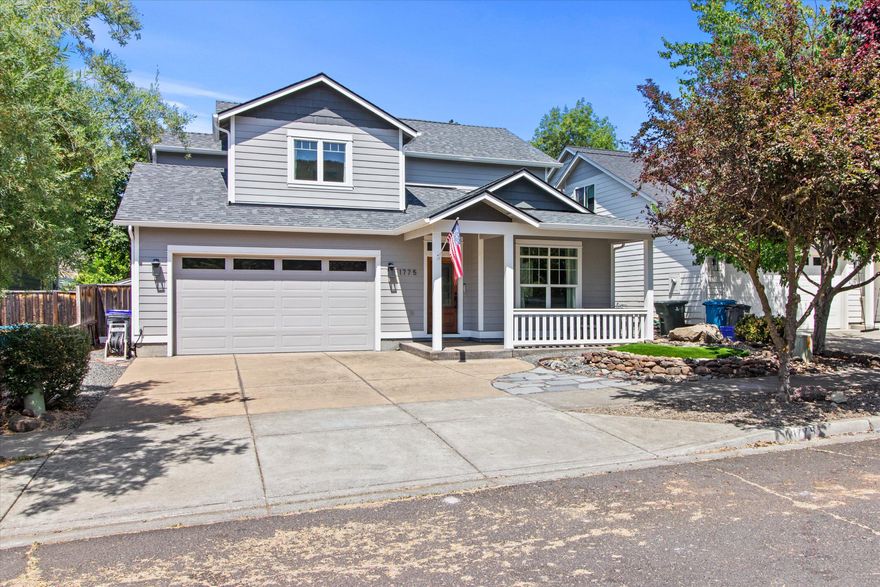 Welcome to 1775 Summer Place in Talent, Oregon—a well maintained home with thoughtful updates and a serene setting. This 3-bedroom, 2.5-bath residence features a brand-new roof and brand-new carpet, offering a fresh and inviting interior. The open floor plan and hardwood floors create seamless flow through the main-level living spaces, ideal for entertaining or relaxing. All bedrooms are located upstairs, including the spacious primary suite with a walk-in closet, large soaking tub, and beautiful views of the mountains and open space. Enjoy the expansive backyard, perfect for gatherings, gardening, or peaceful outdoor time, complete with a large storage shed. With no neighbors behind, the home backs to open space, providing privacy and a quiet atmosphere. Nestled in a desirable Talent neighborhood near schools, shopping, and parks, this move-in ready home is ideal for families, first-time buyers, or investors. Don't miss this exceptional opportunity and schedule a showing today!