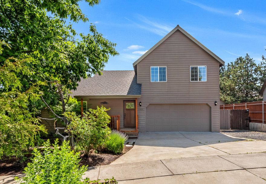 Enjoy this spacious home on a large lot in a quiet neighborhood near schools, parks, retail & medical facilities. Vaulted ceilings on both levels & skylights upstairs enhance openness of the home. Living room, with a gas stove fireplace, features log paneling, making it a cozy place to gather. Custom hardwood floors with cherrywood accent are throughout the main floor. Bonus room, bedroom (or den or office) & laundry room off the kitchen (which features KitchenAid appliances) complete the first floor. Upstairs has been modified from three bedrooms to two, providing a huge front-facing BR. If privacy is what you crave, the backyard oasis will fulfill that need. Have a moment's rest in the ''Circle of Wisdom'' created by a stand of Aspens. Hot tub included. All outdoor toys can be stored in the 10X16' shed or a second shed. RV parking in front & double-gated entrance to the backyard can accommodate an RV or boat. Priced to recognize home is sold as-is; seller will perform no repairs.