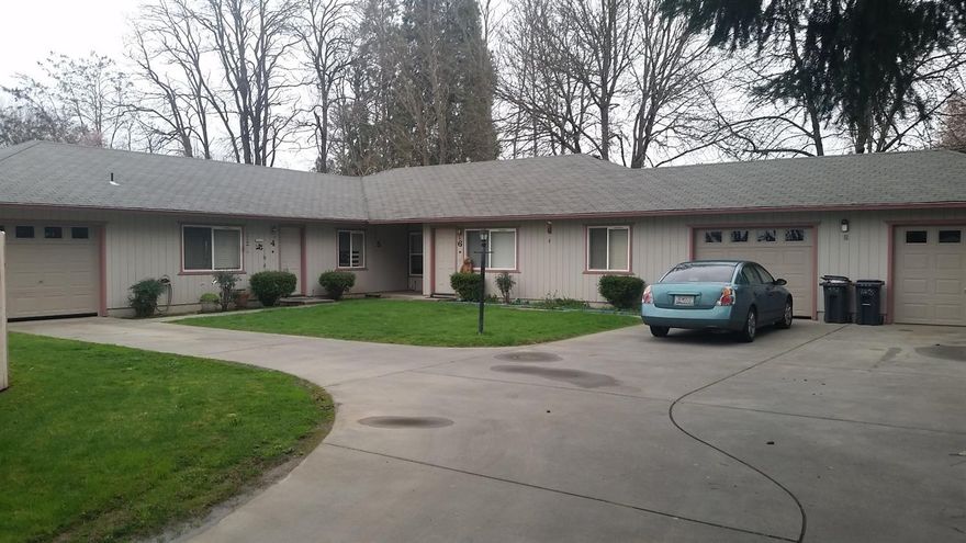 Excellent investment opportunity! These units are clean and have tenants that want to stay. Currently rented for less that market, room to raise rents. Each unit has range/oven, dishwasher, and refrigerator with. Each unit of this great property is 2 bedroom with 1 bath, and each has it's own 1-car garage with washer and dryer hook ups. Located in Grants Pass a desirable area for families - make these easy to keep occupied at only $94k per unit! Make an appointment to see please do not disturb the tenants. More pictures to be uploaded.