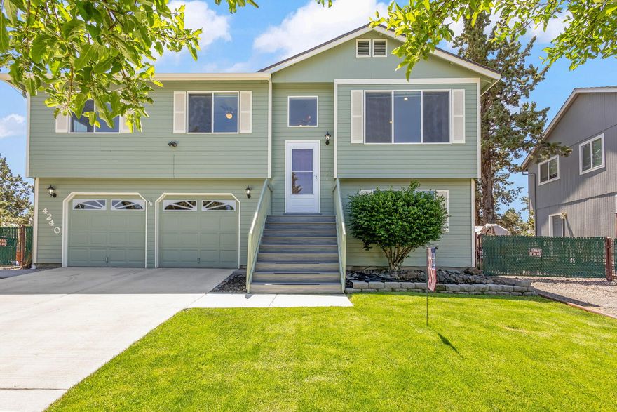 Seller is offering a $5,000 credit towards buyer closing cost or rate buy down! Tucked into The Greens at Redmond, this move-in-ready home sits on a generous 0.3-acre lot in one of Redmond's most desirable golf course communities. Major systems have been fully modernized for peace of mind & energy efficiency: new roof & gutters (2023), new furnace, A/C, and water heater (2021), and new windows & sliding door (2021). Enjoy outdoor living on the new TREX deck, complemented by fresh exterior paint & a newly poured driveway. The oversized garage offers extra depth for storage or workspace, and the property includes RV/boat parking. This location provides easy access to Hwy 97, Redmond Airport, the Expo Center, local shopping, and schools. Enjoy low-maintenance living in a well-cared-for home with room to relax, entertain, and store your toys.