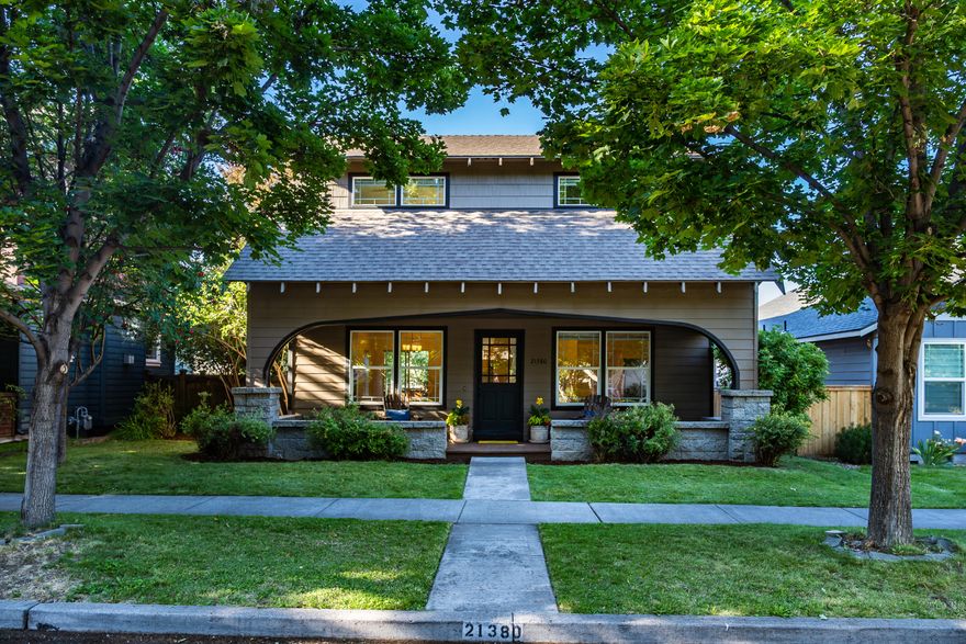 Welcome to this charming craftsman home, nestled on a picturesque tree-lined street in NE Bend. As you approach the home, you will be greeted by an inviting covered front porch, ideal for enjoying your morning coffee. The spacious floor plan offers a seamless flow and the kitchen features stainless steel appliances. With three bedrooms and a versatile den—easily adaptable as a fourth bedroom—the home is designed to fit your lifestyle needs. You will find new carpet throughout the home, adding a fresh touch and extra comfort. Step outside to discover your personal retreat in the backyard. The serene oasis features a paver stone patio and a canopy of trees, providing a tranquil space for relaxation and outdoor gatherings with just the right touch of shade.
Convenience is key here, with proximity to the hospital, a variety of shopping options, and an array of restaurants and cafes. Experience the perfect blend of charm, functionality, and location!