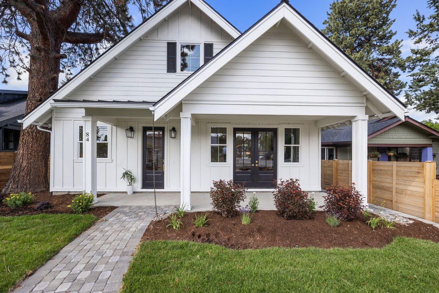 Enjoy urban living just blocks from restaurants, parks & downtown in this stunning modern farmhouse & 506SF permitted ADU! The 1982 SF main home features a luxurious primary on the main complete w/ 10-ft ceilings, a beautiful primary bathroom w/ double vanity, full tile shower, & massive walk-in closet. A vaulted 21 ft great room glows w/ Southern light beaming through massive windows offering a spacious feel. The oversized kitchen island, stainless appliances, and a gorgeous fireplace surround present an ideal setting for entertainment. Tall doors lead from the great room to a covered porch & landscaped lawn. An office, half bath, & laundry round out the main level living. Upstairs includes two sizable bedrooms w/ extra storage, a well-appointed full bath, & loft/bonus area.  Above the garage lies a stunning 506 SF thoughtfully designed ADU ready for guests or renters. 1 block off the river, this highly desirable location and a home check all the boxes. This truly is a must see!