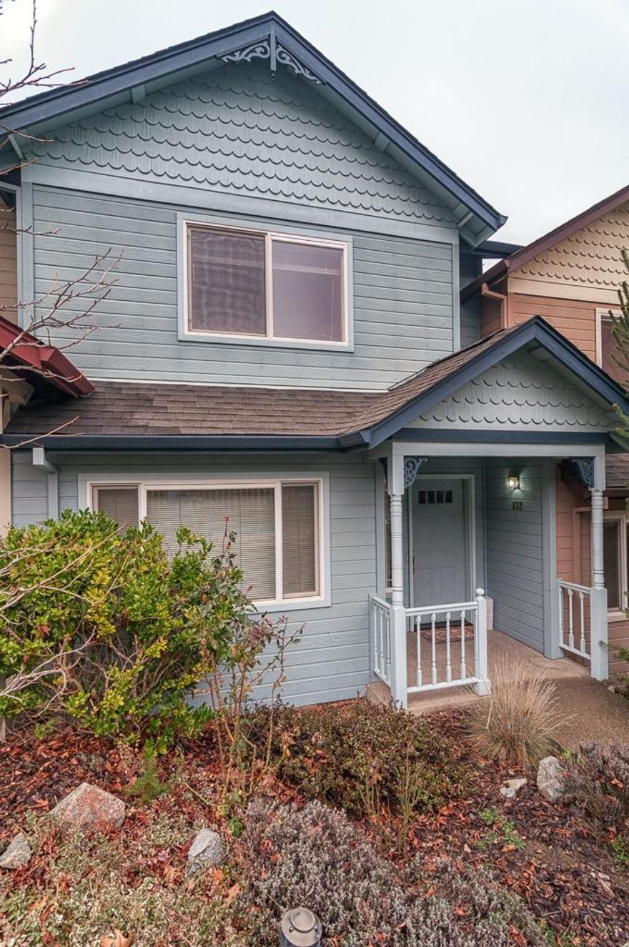 Very nice, very affordable, condominium home, in a nice area and in a lovely complex. Mountain views, a cascading water feature and a pool enhance the setting. This two bedroom, two bath home shows well, with a small fenced yard plus a storage shed. Off Street parking 1.5 spaces. The home is part of Ashland's affordable housing program.