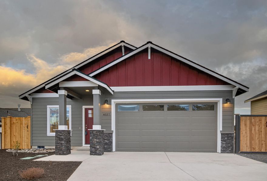 Just completed & mtn views! Lot 44 features the Madrone floorplan w/ 3 bdrms + dining/bonus room & open floorplan. Upgraded finishes include quartz counters, A/C, tankless water heater, landscaping w/ fencing. Primary bdrm features box vault ceiling, walk-in closet & full bath w/ double vanity & tile shower. Entertain in your kitchen w/ SS appliances, soft-close cabinets, full-height tile backsplash opening to vaulted great room w/ decorative gas fireplace & access to backyard patio. Laundry/utility room too. Durable laminate plank flooring thru-out w/ carpeted bdrms. Owen Ridge is a new SW Redmond neighborhood within blocks of coffee shop, gelato, brewery restaurant, schools & short distance to golf, airport, shopping & on the Bend side of town. Pro photos coming soon. *Floorplan subject to change.