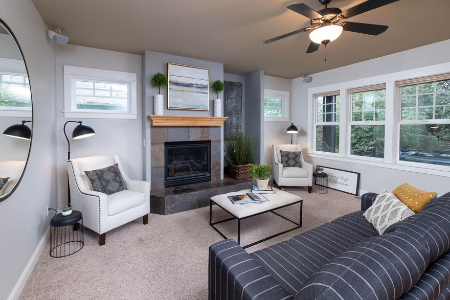 Convenience and livability combine perfectly in this Northwest Crossing craftsman gem, sitting just steps from the shops, dining, schools and parks that make this neighborhood so special. This home's welcoming outdoor spaces include a south facing, covered front porch for your morning coffee, and a fully fenced yard with a spacious back deck for evening entertaining. The home boasts an open concept floor plan combining a living room with surround sound, kitchen, and dining room along with a powder room, desk nook and laundry/mud room with cabinets and bench on the main level. Upstairs you find three nicely sized bedrooms, two baths, and a huge bonus room that could be used as a fourth bedroom, gym, office, or flex space. Complete with tall ceilings, professional grade built-in cabinets, lighting and workbench, the two-car garage comes ready for all of your Central Oregon toys and will allow this home to be your oasis and launchpad for your next adventure.