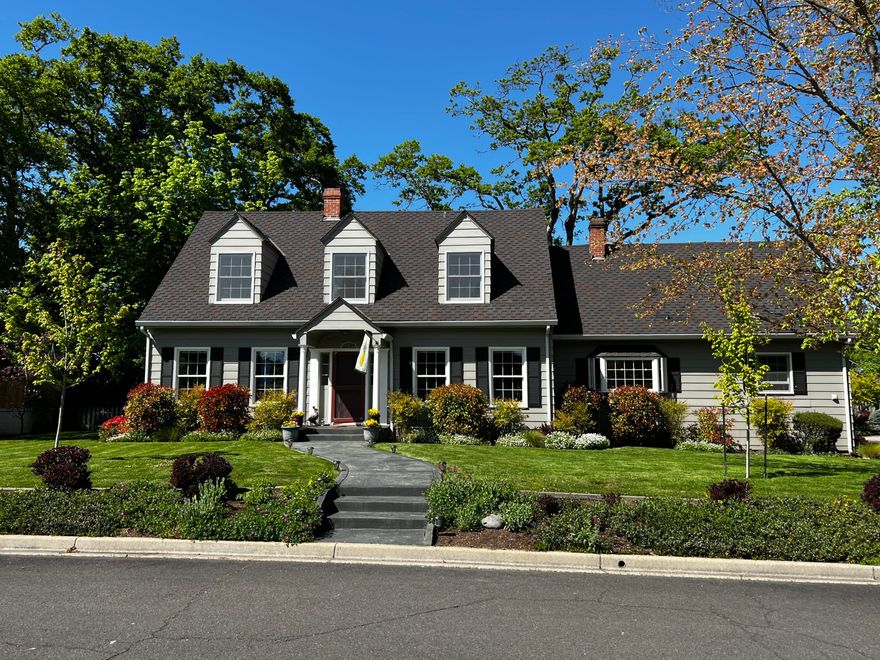Den was used as 4th Br. Come and sense the character. A classic gem in Old East Medford, this Cape Cod styled home has been lovingly cared for and enhanced over the past 38 years. Built in 1939 and renovated in each room, this four bedroom, 2.5 bath and study is truly a lovely home. The large corner lot has mature trees and vegetation which has been carefully attended to, with a large outdoor patio and covered patio to relax in the cool of the summer afternoon. This highly-sought after neighborhood is close to schools, parks, and wonderful walking areas. This is a place to set down roots and find your neighborhood family.
Seller financing will be considered.
