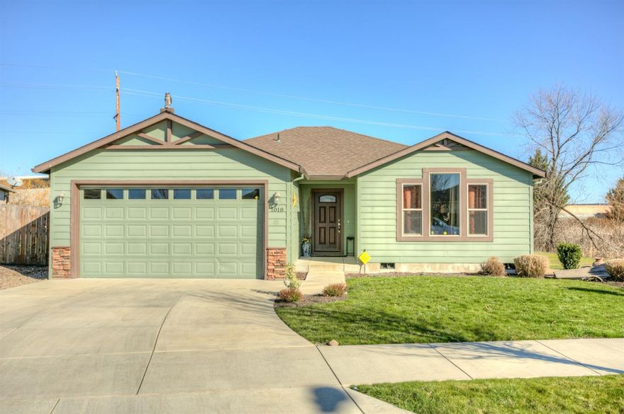 This single level 2009 custom built home has a great location next to open common space and wetlands for added privacy. This home is very well cared for and you will love the floor plan. Open floor plan with spacious main living areas and customized extra-large kitchen with granite counters and lots of cabinets. The master suite is very large, a true suite, and features a soaking tub, beautiful tiled steam shower with stone floor, dual sinks and slider to rear yard and patio. Many nice features for this home including French doors, large windows, vaulted ceilings, granite in kitchen and both baths, stamped concrete patio with fire pit. 1 car garage is insulated and painted.