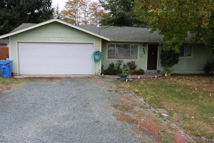 Come see this move in ready home on a large .50 acre lot located in the desirable Allen Dale School District. As you walk inside the home you will notice a nice open floor plan with lots of natural light that is perfect for family gatherings. Efficient Gas fireplace in living room provides ample heat for all those cold winter days. Garage with workshop space appears to be fully accessible by wheelchair with no step to enter inside of home. Large creek side back yard with patio and mature landscaping including fruit trees creates a private oasis that is easy to keep green all year long with water rights from the creek. Shed in back yard provides additional storage for garden tools. Large lot provides plenty of room for kids to play and for RV/Boat parking on the side of the house. Buyer to do own due diligence regarding all aspects of the property.