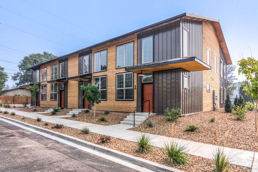 Here it is....The urban interior style merges with contemporary design a second time! This unique builder has done it again, bringing a fresh industrial design and change to the Investment Real Estate business. Four units with open concept living. Each unit with a bedroom, bathroom, flexspace, and covered patio and enclosed storage space upstairs. Downstairs is a beautiful kitchen with a pantry, laundry room, bedroom, bathroom and its own covered patio with enclosed storage space.  Enjoy Coffee shops, stores, Restaurants, Schools and the amazing Dry Canyon just minutes away!  Location doesn't get much better!