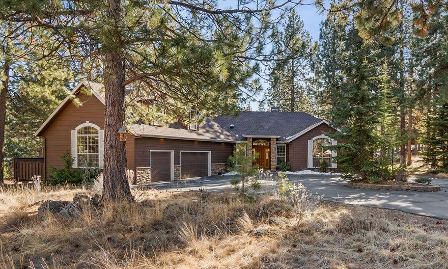 Nestled on a quiet cul-de-sac on Awbrey Butte, this meticulously maintained custom-built home offers serene living on a flat, private .85 ac lot. The 3023sf home is mostly single level - with a 452sf private guest suite & kitchenette above the expansive garage.
The bathrooms have been stylishly remodeled including a spa-like primary with a walk-in shower, soaking tub, double vanity, and walk-in closet. The spacious kitchen has double ovens, a large island, a walk-in pantry, a prep sink, ample counter space & a sunlit dining area. Additional features include custom cabinetry, a dedicated office, a spacious laundry room, and a dining room ideal for everyday meals & festive gatherings.
Outside, the covered paver patio overlooks a tranquil open space filled with towering ponderosa pines, offering a peaceful setting for relaxing or entertaining. With Sylvan Park just around the corner, this home blends comfort, privacy, & timeless appeal in one of Bend's most desirable locations.