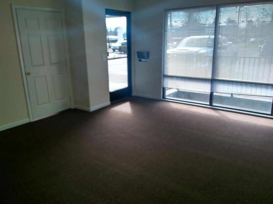 Well maintained commercial condo unit with plenty of parking in great downtown location. New carpet and paint just completed, common area, bathroom and back covered deck area all ready for a variety of business.Landlord pays all utilities and garbage (except internet and phone). No cannabis. Owner provides private security patrols twice a night.