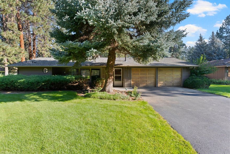 Introducing a fantastic new listing in the highly desirable Timber Ridge neighborhood! This charming single-level ranch-style home offers a unique opportunity for buyers looking to build equity and personalize their living space. Nestled against the serene backdrop of Bend Country Club, the property boasts a generous lot that feels like a private park, perfect for outdoor activities and relaxation. Located in the tranquil southeast Bend area, this home combines convenience and peace, providing easy access to local amenities while maintaining a quiet retreat. Priced at an incredible value per square foot, this is one of the best deals the neighborhood has seen in years! Bring your vision & creativity to make this one truly your own. Whether you're a first-time buyer or looking for an investment opportunity, this property is ready for your personal touch. Don't miss out on this rare gem—come see for yourself & envision the endless possibilities that await! This one won't last long!