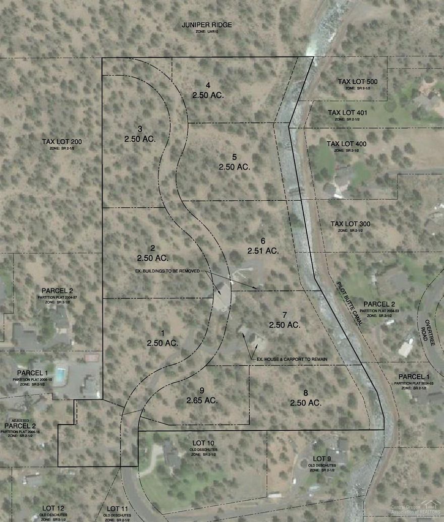 Welcome to Scottsdale Estates! This 22.68-acre parcel is approved by the county for nine 2.5-acre estate sized home sites. In as little as 6 months you could be well on your way to foundations in the dirt. Perfect timing for the 2020 Tour of Homes! The winding road will weave its way through the natural rock outcroppings and trees, that provide fantastic privacy. This very unique opportunity will not be seen in Bend, again. Stunning custom home sites provide maximum flexibility for the future home owners to build the homes that everyone moves to Central Oregon to enjoy. Three storage outbuildings could be moved for use on the newly created home sites or demo' d during development. The log cabin is @ 1900 sq. ft. and deemed of no value, but it could be remodeled and updated to bring it back to life. Don't miss out on this rare opportunity & last of its kind. Sellers may be open to creative financing for qualified buyer.