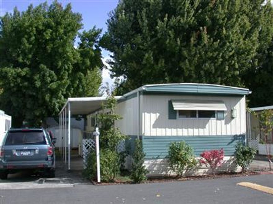 Newly remodeled light and bright 1971 single wide in Country Estates Senior Park. Home features 2 bedrooms 2 baths with a split floor plan, new carpet, vinyl, paint, tile counters and more. Ready to move intol. Close to the Rogue River, golfing and town. 9x8 storage shed. Space rent $390 per month includes water, sewer and garbage.