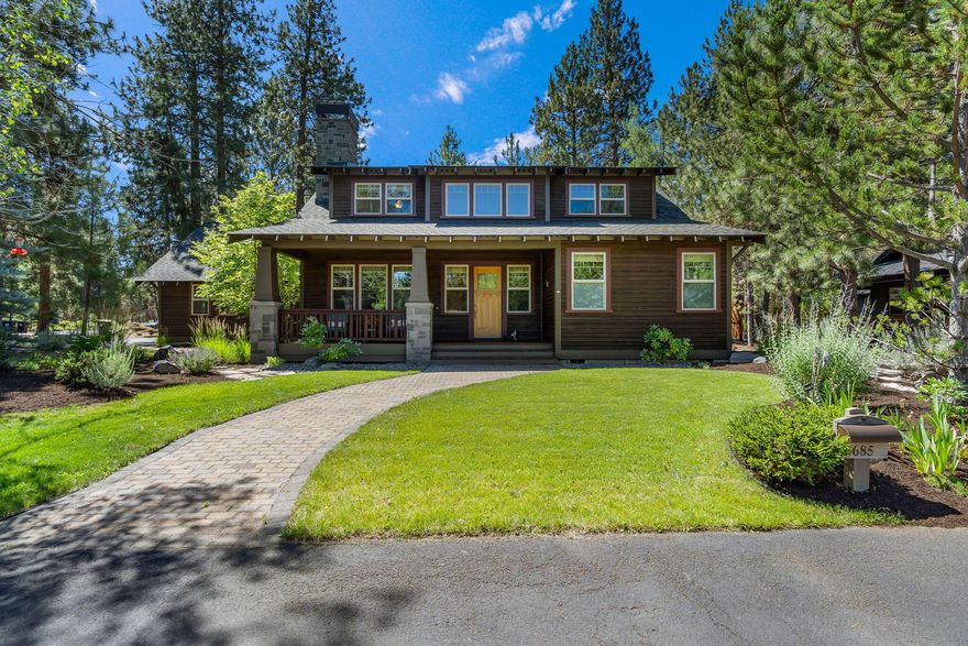 There's still time to celebrate the holidays in your beautiful new home in Coyote Springs, one of Sisters' most desirable neighborhoods. Sisters shines year-round, but never more than during the holidays, when lights twinkle and the small-town charm comes alive. This true Craftsman gem features timeless details including coffered ceilings, custom built-ins, and leaded glass accent windows. The spacious floor plan offers a main-level primary suite, dedicated office, and abundant natural light throughout. Thoughtfully designed for comfort and character, this home invites you to settle in and start making memories this season and beyond.Mornings in the cozy sunroom, perfect for reflection, conversation, or watching the snow fall with a cup of coffee. Above the garage, a generously sized bonus room with a separate entrance offers endless possibilities quilting studio, creative workshop, guest space, or private office. A short walk to your favorite coffee shop or hiking trail!