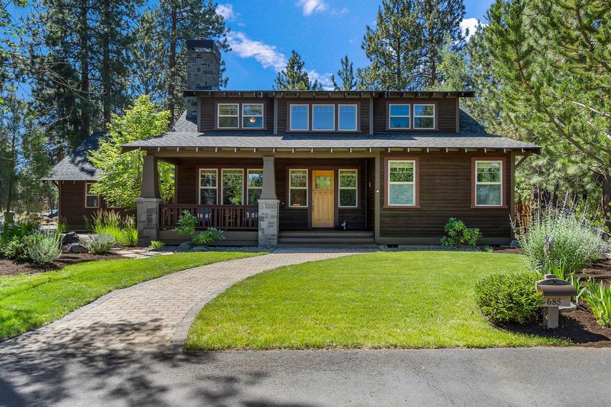 Welcome home to this beautiful Craftsman in Coyote Springs, one of Sisters' most sought-after neighborhoods. While Sisters is enchanting year-round, the holiday season brings an extra touch of magic twinkling lights, crisp mornings, and the unmistakable charm of small-town living.
This true Craftsman gem showcases timeless details throughout, including coffered ceilings, custom built-ins, and leaded glass accent windows. The thoughtfully designed floor plan offers a main-level primary suite, a dedicated office, and abundant natural light that creates a warm, inviting atmosphere.
Start your mornings in the cozy sunroom, an ideal space for quiet reflection, or conversation with a cup of coffee. Above the garage, a spacious bonus room with a separate entrance provides exceptional flexibility perfect for a quilting or art studio, creative workspace, guest quarters, or private office.
Designed for comfort, character, and everyday living, this home is well loved & ready for your stories!