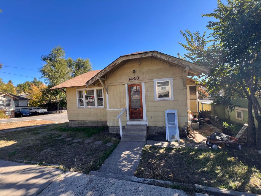 Unique opportunity in Klamath Falls! Two homes on one lot: one home has two bedrooms and one bath, the other has one bedroom and one bath, sold as-is. Perfect for investors, rental income, or multi-generational living. Convenient location at 1443 Oregon Ave & 912 Fulton St. Don't miss this versatile property!
