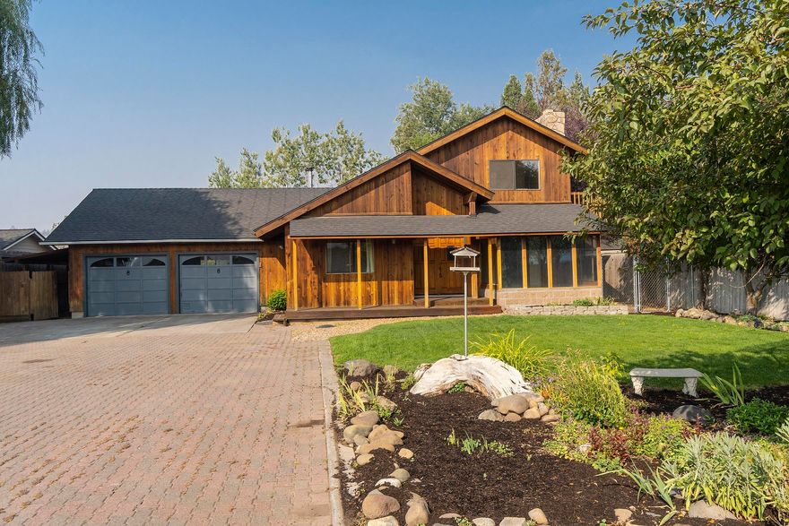 River river river. Tumalo low level Deschutes riverfront on private Otter Run paved street. Cozy 3 bedroom 3 bath home with wood accents. Home has not been for sale for 34 years. .37 acre with .13 river irrigation. Incredible location with flat lot. Home has 1 year old roof, all new easycare flooring, many new view windows, new interior painting, 3 new toilets. Great room plan with 1 bedroom/full bath downstairs. Heat pump. Dog kennel area. FATCO 1 year home warranty included.