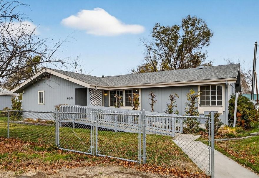 Discover this gem with the perfect blend of space and convenience, minutes from the amenities of Downtown Redmond. This inviting 3-bedroom, 2-bathroom home features natural light in the living, dining and kitchen areas, perfect for daily life and entertaining. The very large primary bedroom can be your very own retreat with a generous walk-in closet and private bath. Step outside to a missive back deck with awning, ideal to host company and take full advantage of the fully-fenced .25 acre lot, complete with a large storage shed and chicken coop. There is even additional attached storage through the laundry room. A rare opportunity to enjoy country-like space with city access. And Cascade Mountain views from the front yard!