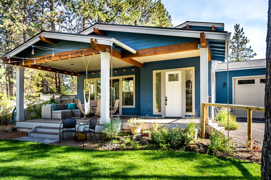 Welcome to 1st on the Hill - one of Bend's most desirable neighborhoods, close to Mt. Bachelor w/ no HOA. Make this your own private hub for all that Bend has to offer. Owner/builder built with great attention to detail - full ice/water shield roof underlayment, tankless water heater, zoned heating/AC and hard-wired for data. Warm and inviting kitchen with solid surface countertops, stainless steel Kitchenaid appliances, soft close cabinets, and a large kitchen island that seats 4. The 3-sided fireplace is a focal point for the living room which opens to a covered front deck allowing for indoor/outdoor entertaining. The 1st floor's primary room slider leads to the private back deck with a hot tub hookup. Upstairs you will find 2 bedrooms, bonus room and full bath with dual vanity. The office on the first floor could also be used as a guest room. Oversized 960 sf 3 car garage allows for space for all your Bend toys. Paved RV pad w/dedicated RV plug. Come live your best Bend life!