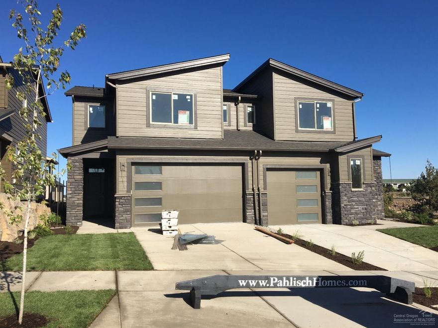 $5,000 builder promo-ask agent for details! Brand new Hendrix townhome w/all the quality Pahlisch Homes is known for-stainless steel appliances, laminate wood flooring, gas fireplace w/stone surround, ceiling fan, Knotty Alder cabinets, Quartz counters w/under-mounted sinks & much more. Home features 3 beds, 2.5 baths, modern package upgrade, some mt views. Designed to be low maintenance, near Boyd Park & community trail. Model home-63140 Hadley, open Thurs-Sun 11-3 & by appointment. HENDRIX TH-2-M-1716-2