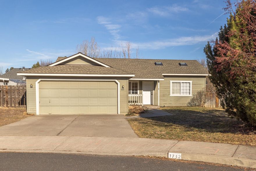 Come make this classic single level on a quiet Bend cul-de-sac yours today! 3 bedrooms & 2 baths w/a freshened frontward landscaping (grass in front yard w/ a nice flat side/back yard that is fully fenced); This efficient and beautiful floor plan will serve you well to be close to EVERYTHING yet wonderful space (vaulted w/ skylights) to call your own and relax from a long day of work or recreation. This lovely home features an open floor plan with lots of natural light is in an ideal location close to downtown Bend and great access to Bend & Sisters. Location, Location, Location. Make it yours today!