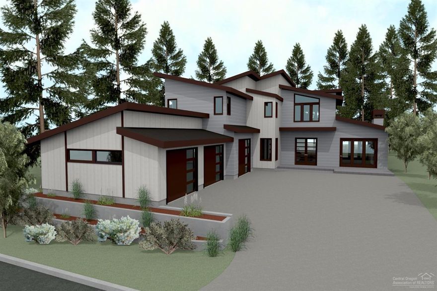 Located on a gentle wooded site in the coveted Glen neighborhood in Tetherow, this mountain contemporary home is currently under construction by Sienna Building. Known for delivering high-quality custom, green (NAHB cert.) homes, time was spent designing a light, inspired & useable floorplan. Nearly 3,600 Sq Ft, main floor master, 4 Beds, 3.5 Baths & an open great room design w/ 10' ceilings. 3 car garage w/ separate doors, tiered rear yard w/ water-feature & a sharp exterior w/ a mix of siding materials.