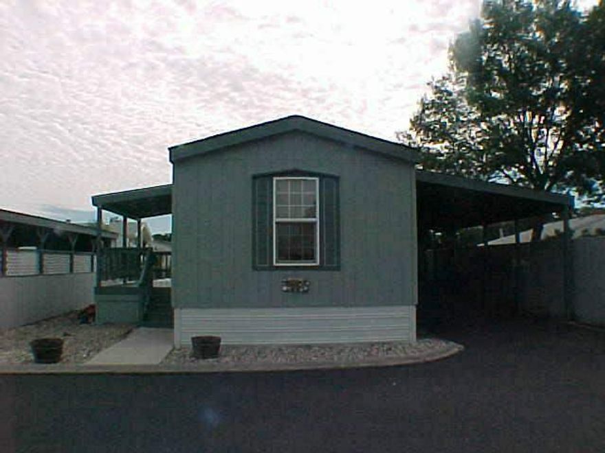 Just Painted On The O/S. New Carpet In The Liv. Rm. Cute As A Button. All Appliances Remain. Including Washer & Dryer. Space Rent $265.00 Incl. Water,Garbage, & And Sewer. Family Park. Buyer Must Be Approved By Park.