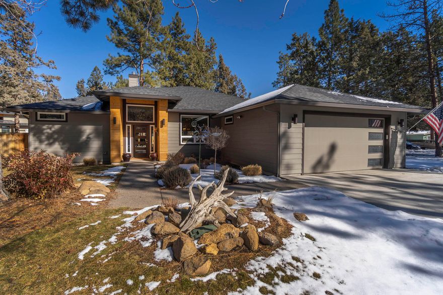 Newer single level home in pristine condition.  1/4 acre lot with landscaped front and back yards.  Also includes hot tub and over sized ''She Shed''. Covered back patio.  Private fire pit and sitting area. Home is just a few hundred feet from the Deschutes River and Deschutes River Trail.  Old Mill District is about a mile away.  Farewell Bend Park is a very, very short walk.  One bedroom is being used as a very large office.  Many other million dollar homes in subdivision.  Numerous businesses  and restaurants are within a 5 minute drive.  Mount Bachelor Ski Resort is 20 miles away.  Great schools at all levels.  3 miles +/- to Oregon State University/Cascade Campus.