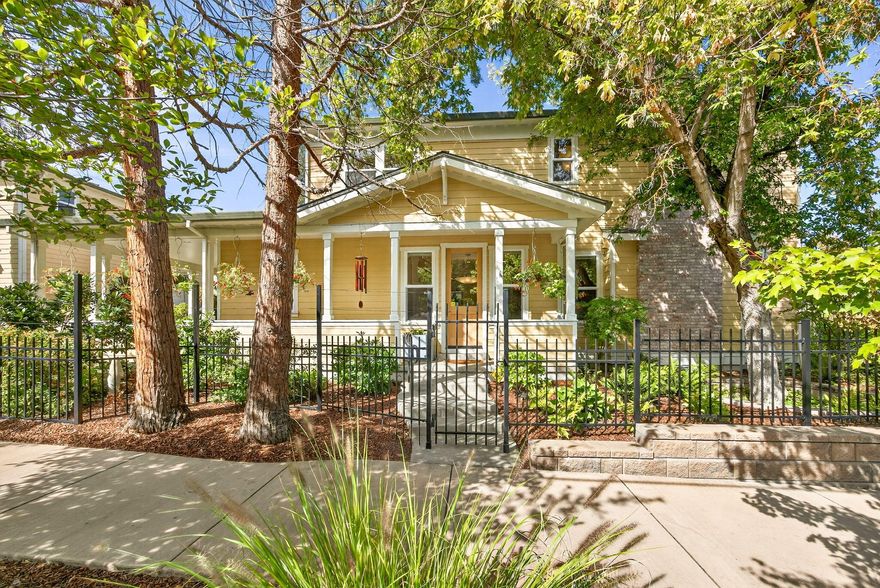 Custom built in 2017 by Agakhanov Homes, this home in Ashland's sought-after Railroad District offers the ideal blend of neighborhood charm & proximity to downtown. The main level features a well-appointed primary suite w/ensuite bath, chef's kitchen, open living & dining areas, powder room, and laundry/mudroom. Upstairs, discover a second primary suite w/ensuite bath, guest suite w/ensuite bath, office, and second laundry. Expansive windows w/Hunter Douglas shades fill the home with natural light while providing privacy. Highlights include Thermador appliances, a gas fireplace, custom built-ins, central vacuum, radiant heat in both primary baths & 3 tankless water heaters. Professionally landscaped, park-like grounds offer privacy and ambiance w/drip irrigation, a wraparound covered porch & outdoor fireplace. Above the detached two-car garage, you'll find a legal ARU with separate address, meter & private entry which includes a kitchen, bath, walk-in closet & private laundry area.