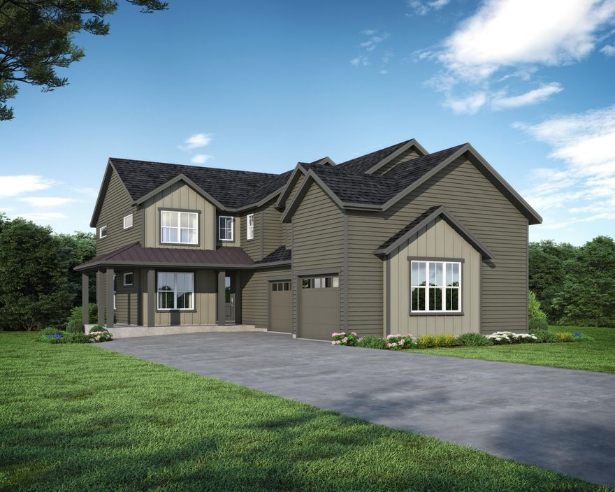 Your Opportunity to Semi-Customize Your Dream Home! This stunning 5-bedroom, 3-bath home offers a flexible layout with a bedroom on the main level, bonus room, office, and an oversized 2-car garage plus RV parking. The spacious open-concept design features a large kitchen with quartz countertops, walk-in pantry, and hardwood flooring throughout. Relax in the inviting living area with a floor-to-ceiling tiled fireplace, or enjoy the expansive covered front porch and covered back patio—perfect for outdoor entertaining. The luxurious primary suite boasts a soaker tub, tiled shower, and a large walk-in closet. Don't miss this chance to personalize the finishing touches and make this exceptional home truly yours!