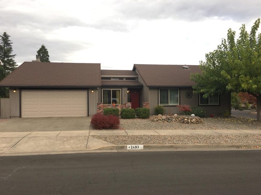 Fantastic home on a corner lot in a sought after neighborhood. With underground power lines and a flat street this is a perfect spot. This home boast of new, new, new! Upon walking in there is a new garage door and all new exterior lights. A beautifully manicured back yard with a horse shoe pit, nice size patio with a copper transition strip and copper hand rail, along with RV parking in the lower lot of the property. Inside this stunning home is brand new flooring throughout, updated countertops in both kitchen and bathrooms, new lighting and Hunter Dougless window coverings in everyroom. The kitchen offers a new fridge, refurbished cabinets and German designed pull out shelves with a soft close touch...AMAZING! The HVAC is 2 months new. You wont want to miss lovely move in ready home. Call today to set up your showing.