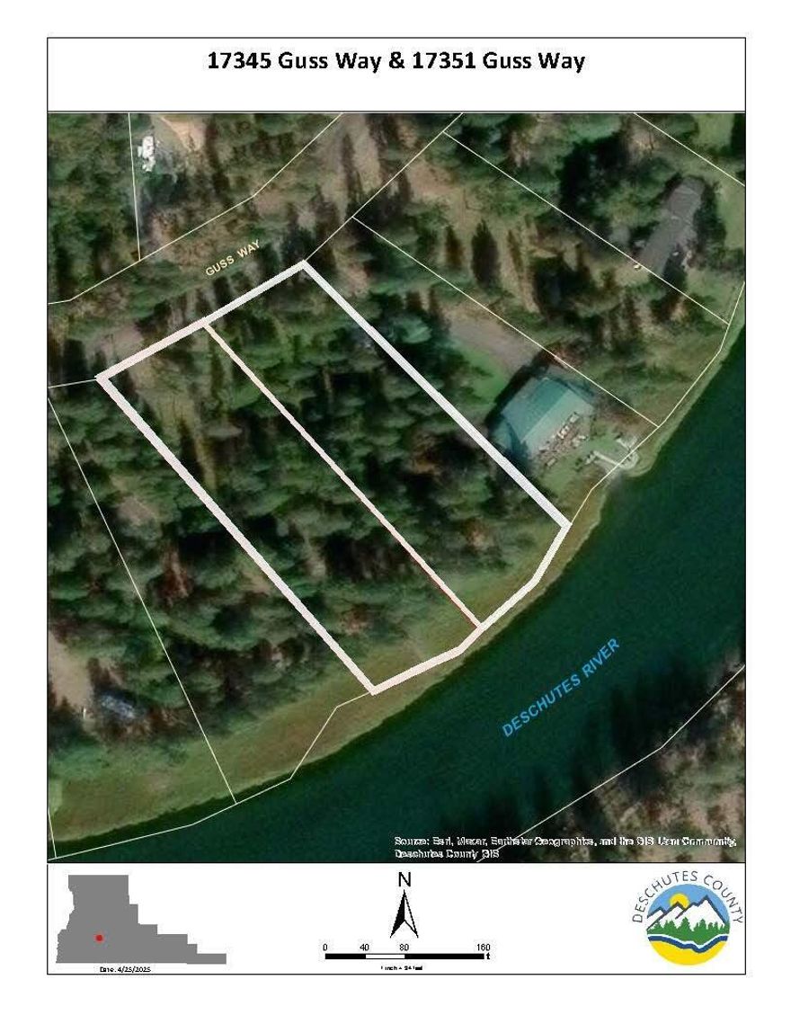 Two Rare Big Deschutes Riverfront Recreational Lots - Owned by the Same Family for 25 Years!Offered for the first time in decades, this is your chance to own two side-by-side ½-acre recreational lots—totaling 1 acre with approximately 165 feet of stunning Big Deschutes River frontage. One lot features a private dock, giving you direct access to launch your kayak, paddleboard, or tube and float the river—or cast a line and enjoy fishing right from your own property. Enjoy serene low-bank views across the water, creating a peaceful and private setting. Only minutes from Sunriver and Mt. Bachelor, this location is ideal for outdoor lovers. Bring your RV, trailer, and all your adventure gear—opportunities like this don't come around often!