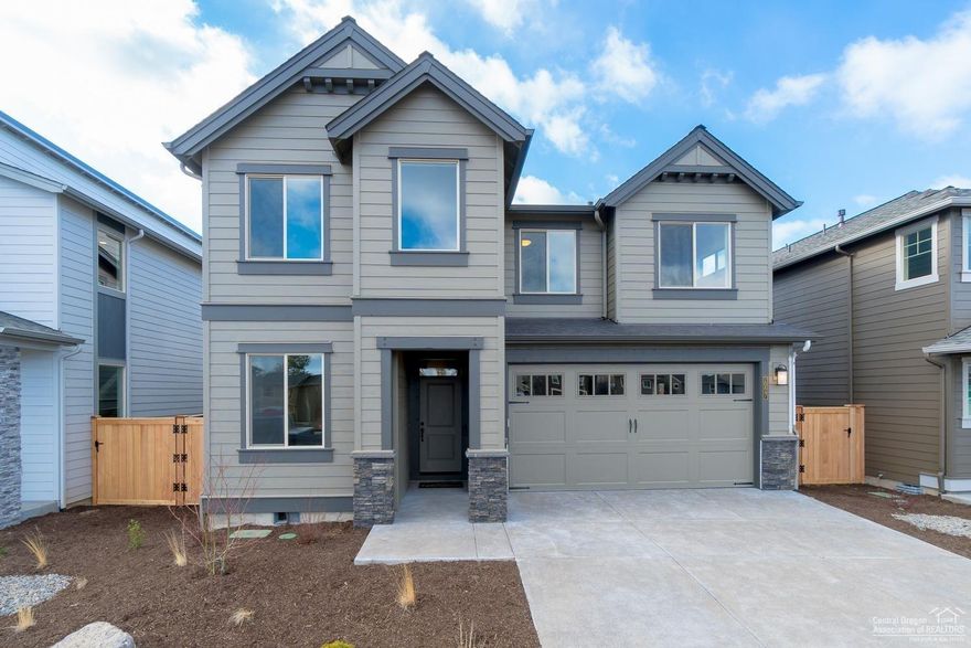 Popular Makenna plan with quality construction you expect from Pahlisch Homes. Large open space behind lot gives you rare privacy. You'll love the open great room concept with quartz counters, KitchenAid appliances & pantry. With 4 bedrooms, den + large flex room, there's room for everything! Impressive community amenities: pool, gym, game room, clubhouse, walking trails & 15 acres of common area! Photo of a similar home, specs will vary. $10,000 Buyer's Choice Incentive on full price offers through August