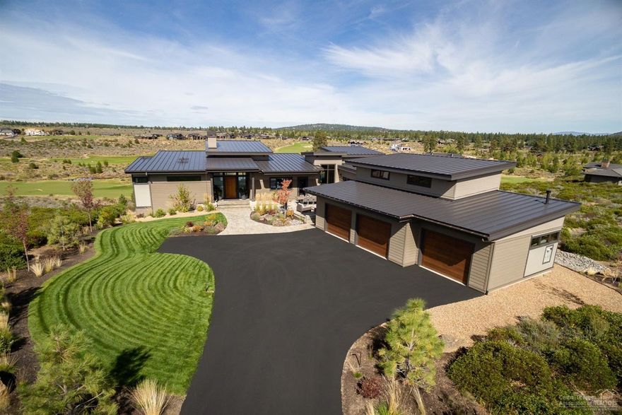 Incredible custom home overlooking the lake on the award winning Tetherow Golf Course. Floor to ceiling windows provide amazing natural light, mountain, golf and lake views from virtually every room in the home. Chef's kitchen with Subzero and Wolf appliances. Stunning master retreat on the main floor with views you have to see to appreciate. This home is what you have been waiting for. This is your opportunity to become part of one of Bend's most desirable communities.