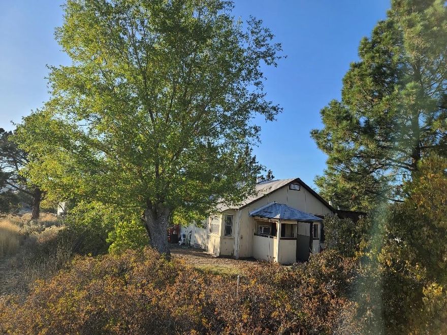 Cute little 2 bed 1 bath on 2 lots. There are a couple small out buildings and some great mature trees at the end of a dead end road. Not a great drive by... it's a lot cuter on the inside!  Seller does not think there is a foundation so home cannot be financed, but home is in decent condition.  Current tenants to have 60 days to vacate