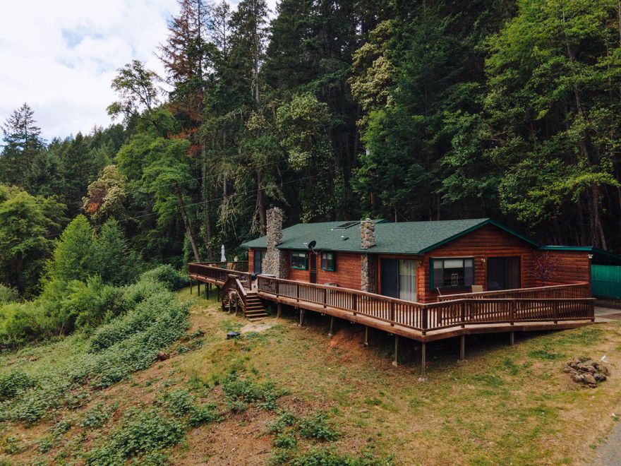 Outdoor seekers paradise!! Enjoy this rare opportunity to own a piece of heaven in the Wild and Scenic area of the Rogue River! This 3 BD/2 BA, 1722 sq ft cabin with a bonus room sits on 4 acres surrounded by BLM. Gorgeous views and the Rogue River actress the road. New roof, new skylight and new paint make this a beautiful retreat. Property offers a gravity fed spring and holding tank with a UV filtration system for water and a new septic installed in 2016.