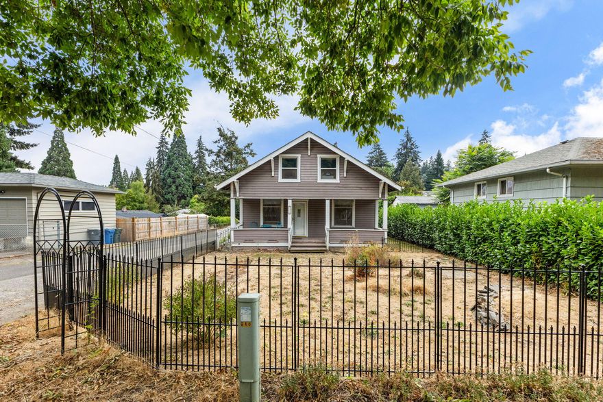Vintage 3-bedroom home with 2 bedrooms on the main level and a spacious flex area upstairs that could easily serve as a 3rd bedroom or home office. Enjoy a large basement perfect for storage, a workshop, or future finishing. Nestled on a generous lot, this property offers plenty of outdoor space for gardening, or expansion.