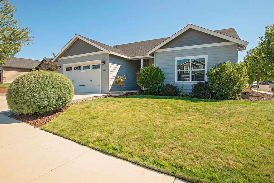 Star Studded home that is move in ready!  This home still looks brand new, built by Leonardo Home in 2015.  The entry has built in racks with shiplap wood accents.  The open floor plan has vaulted ceiling in the family room and opens to the eating area/kitchen.  The kitchen has hardwood floors, hickory cabinets with granite counters and stainless steel appliances.  The master is split from the other 3 bedrooms.  The spare bath has been updated with wood accents.  The spacious master suite has vaulted ceilings with 'art' ledges,  double vanities, 2 walk in closets and double headed, walk in tiled shower.  The vast backyard has been landscaped complete with sprinkler and yet is an open space ready to any family.  There is large RV parking behind a the fence.  Current owner stored their 5th wheel.  The owner has a great eye for decorating, come and enjoy a showing today.  Don't let this one get away.