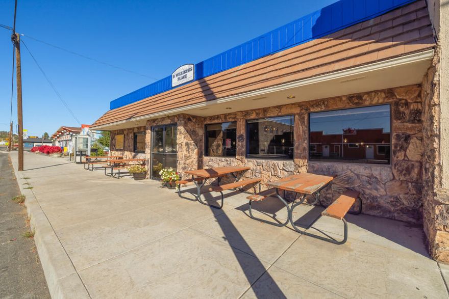 Turnkey and highly successful restaurant located in the charming town of Malin, Oregon. High visibility and located across from the Post Office and Ace Hardware. The restaurant is clean, organized and remodeled. Dining room features seating for 75+ diners, new seating, new tables, new bar top and clean bathrooms. 3 beer tap system, beverage cooler and a well organized server station. The kitchen includes double convection ovens, gas stove top, large flat top, two large fryers, well maintained exhaust system and plenty of cold storage and prep area. Prep kitchen area offers a large Hobart mixer, meat slicer, double freezer, lots of stainless steel table space, large ice maker and Autochlor dishwasher (leased system). Impressive walk in cooler with shelving and rolling rack for ample storage. Two dry storage rooms for additional dry ingredients and restaurant storage. The current restaurant offers Breakfast & Lunch Tuesday-Saturday and includes dinner service on Friday.