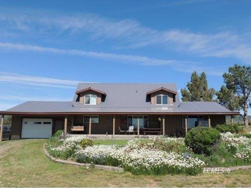 This immaculate remodeled country home is located in a quiet, secluded setting on 21+ ac. just 10 miles west of Lakeview. New metal roof 2010, new exterior paint 2017, new well 2013, new certified side shield Blaze King wood stove, new Allure floating floor, new water heater 2013. It features a living room, family room, office, formal dining room, large open country kitchen, hot tub room, master bedroom and bath, second bedroom, laundry room and half bath on main floor, with two bedrooms, a den, and full bath on second floor. There is a play structure for children in the backyard, pump house with water softener and 6 inch insulated walls for food storage, a shop, wood shed, chicken coop, horse barn, greenhouse. The acreage is fenced. You must call for an appointment soon to see this move-in ready country home.