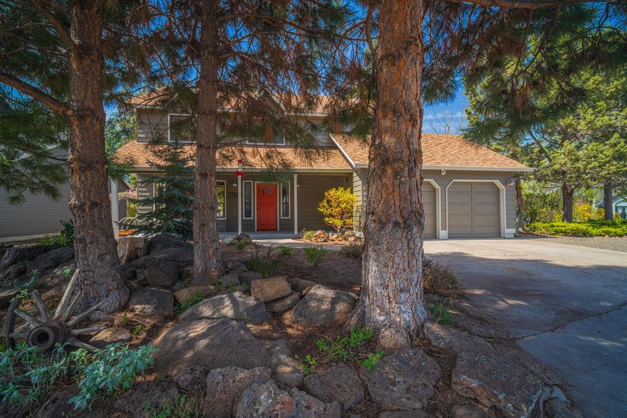 Discover a lifestyle where tranquility meets convenience. This charming, meticulously cared-for mid-town residence is nestled on spacious lot with mature trees on a serene Cul de sac. It offers ease of access to Juniper Elementary, Pilot Butte Middle school, medical facilities, vibrant shopping, delicious restaurant and food cart dining, and scenic Greenbelt connectivity to trails and pathways. Relax in privacy and serenity in the completely fenced outdoor living space featuring paver & deck patios and a soothing built-in water feature. Imagine the possibilities of this spacious lot, along with ample on-site parking. Inside, find 4 bedrooms, plus 2 living spaces, tastefully updated bathrooms, stainless steel appliances, and a newer gas hot water heater and furnace ensure modern comfort. New roof completed 9/1/25. Call today for your private showing.