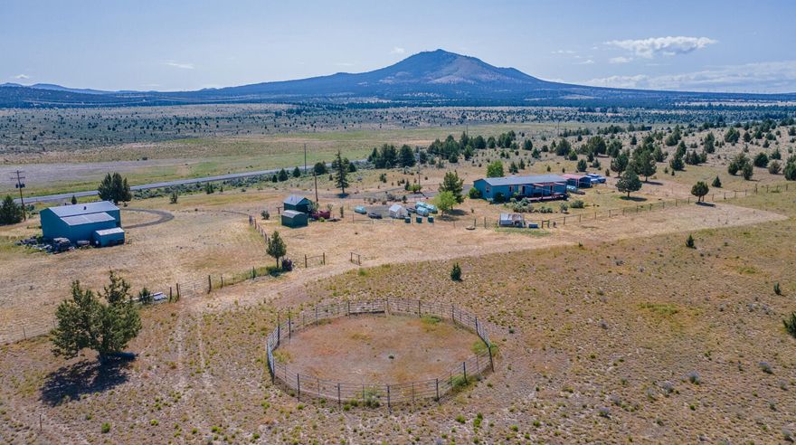Surrounded on three sides by the Crooked River National Grasslands, this home personifies serenity with incredible privacy and an abundance of wildlife and nature. Combine stunning views with the opportunity to raise chickens, horses and endless gardening possibilities. Bring your imagination and create your own homestead on this expansive, twenty-acre property. The shop includes an overhead hoist/trolley system and three-phase power capability for a skilled machinist or mechanic. Extensive updates throughout the home, including LVP flooring, paint, hardware and all new stainless-steel kitchen appliances, create congruence and flow from one room to the next. Just minutes from Smith Rock State Park and a quick commute to both Redmond and Madras. Please see attached Features/Amenities Sheet.