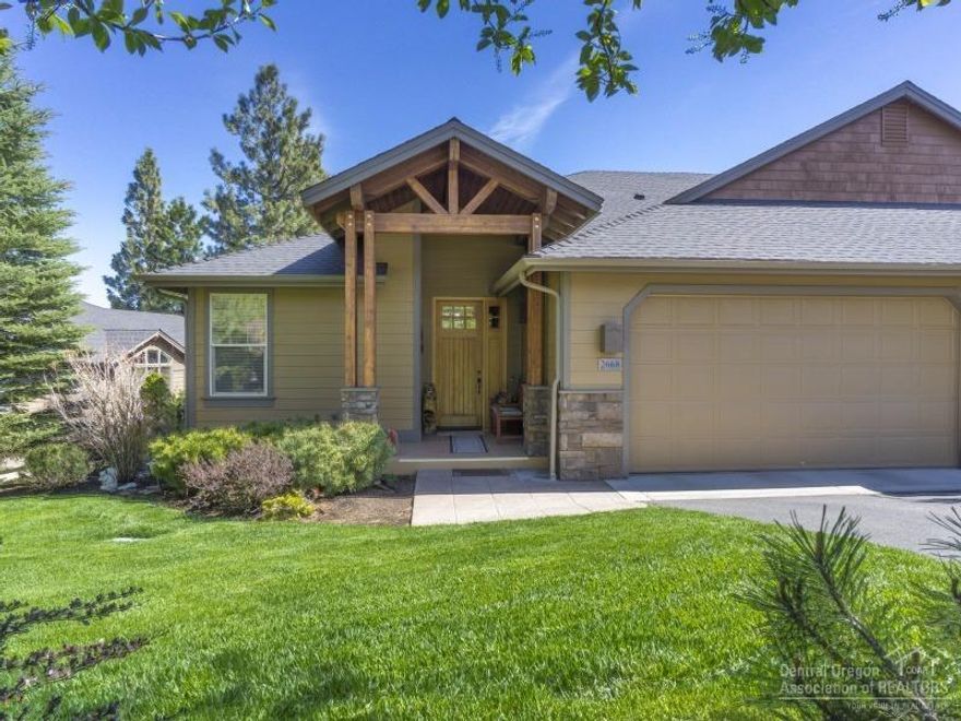 Enter this move-in ready, rare single-level townhome where abundant natural light welcomes you to the open-concept floorplan. Warm maple floors, vaulted ceilings, gourmet kitchen w/spacious pantry, stainless appliances & gorgeous walnut cabinetry invite indoor living, while ample deck space nestled in the trees of Copperstone at Awbrey Glen will have you at Hello! Pristine condition, quality finishes, lots of storage in prime Westside location near Quail Park make this home highly desirable.