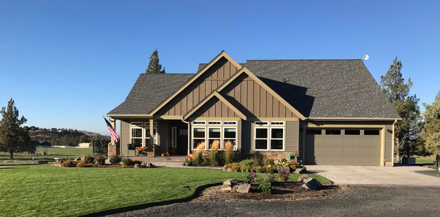 Look no further than what this Extraordinary, low maintenance, thoughtfully designed property has to offer! Impeccably and Meticulously maintained inside and out, this home is at the end of a dead-end paved street with amazing Cascade Mountain views and 4 acres of COID water. Matching stainless steel appliances, hickory flooring and cabinets, Montana Moss stone fireplace, induction cooktop, granite tops throughout, infrared sauna, heated bathroom floors in master and hall bathroom, upstairs bonus room with full bath, 36x48 metal barn with 12x24 inside shop area, 10 and 12 ft. doors, surround decking with gazebo overlooking fenced and cross-fenced pastures. So much more! Ask your realtor for a complete list of details. Only 1 mile to Terrebonne and amenities, 5 miles to Redmond, 20 miles to Bend. Must see to truly appreciate! More photos to follow shortly.