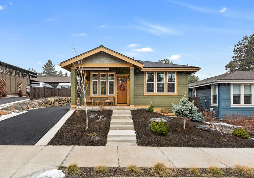 Dreaming of easy living on Bend's premier west side? This nearly new, 3 bed, 2 full bath, SINGLE level home is situated in the perfect spot incredibly close to Shevlin Park trail access, NW Crossing eateries & shopping, schools, and minutes to downtown. Tall ceilings and lots of windows make this home feel larger, and light & bright, and the open kitchen/dining/living room is where everyone will gather. Spend evenings on the covered patio in the fully fenced backyard, or hang out on the front porch to watch the nightly dog parade and chat with your friendly neighbors. This is low maintenance living at it's finest- don't miss the opportunity!